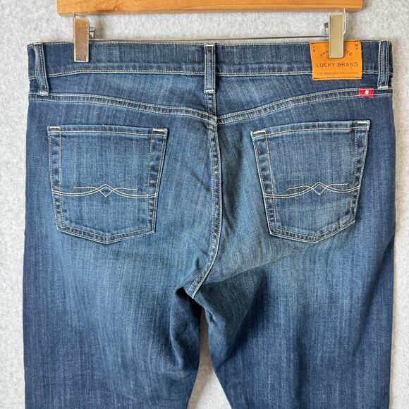 Lucky Brand Jeans Sienna Cigarette Womens Size 10 Distressed Boho Y2K Grunge - Picture 7 of 16